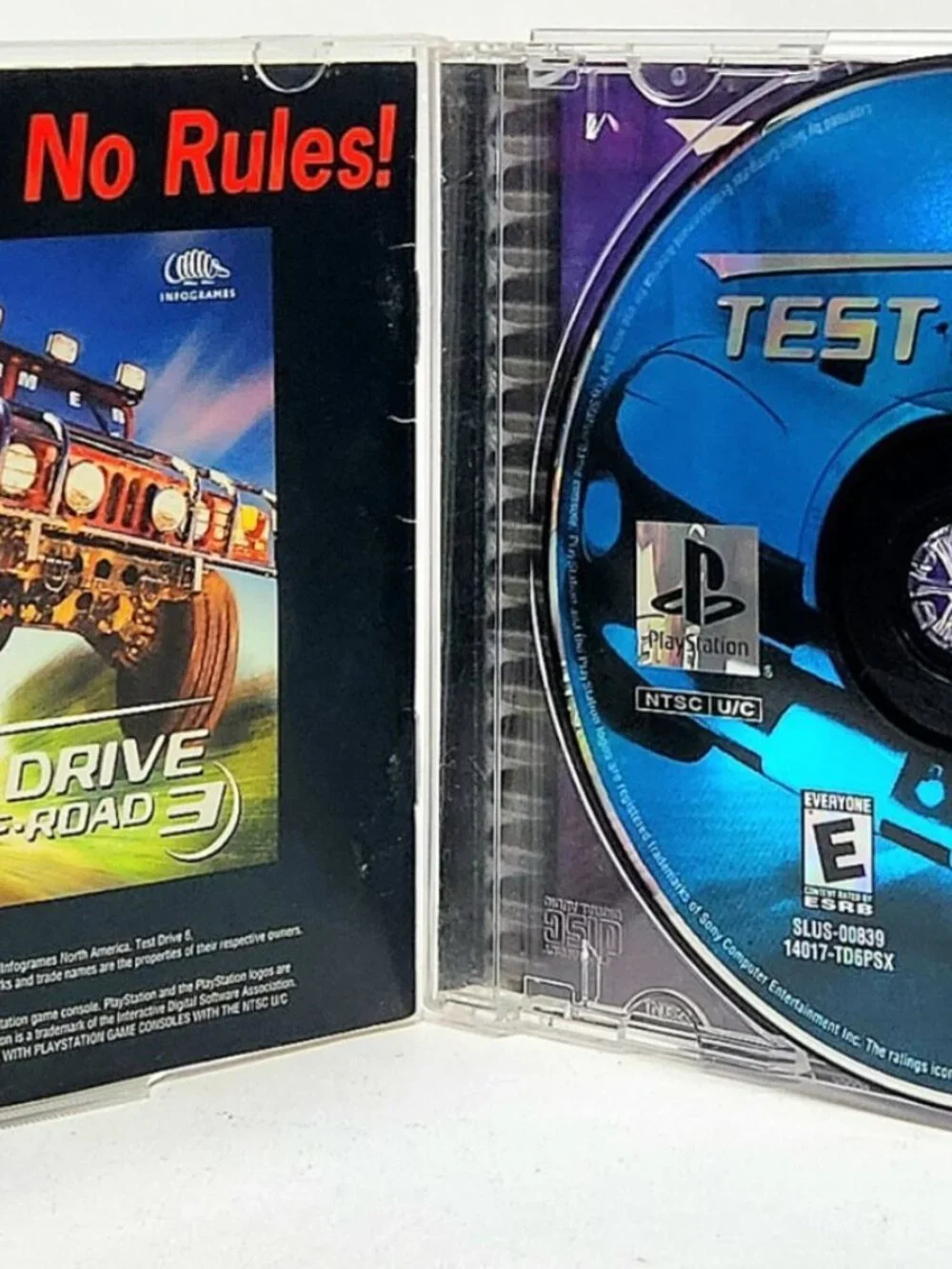 Test Drive 6 PS1 CIB Complete /w Manual Black Label PlayStation 1 Game - Tested